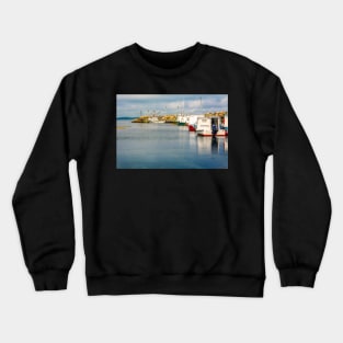 Fishing Boats at Feltzen South Crewneck Sweatshirt